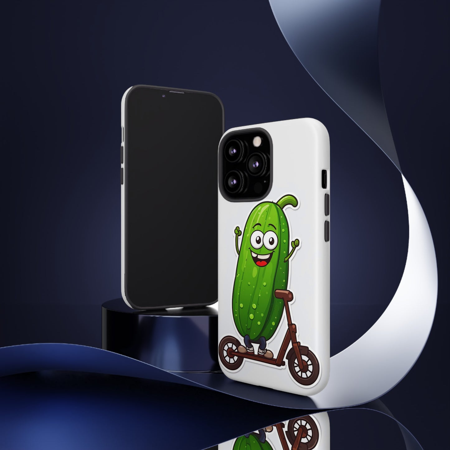 Cucumber on Scooter Tough Case