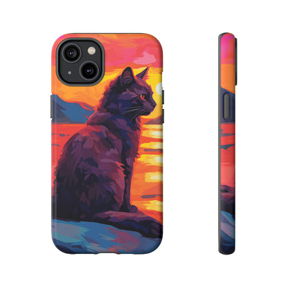 Sunset Cat Tough Case