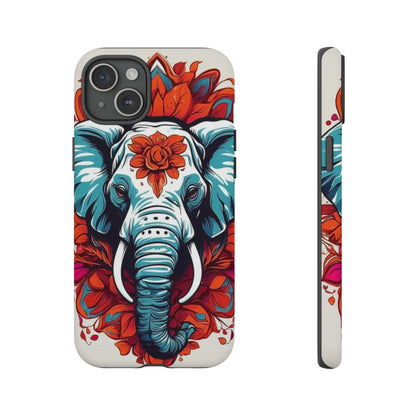 Floral Elephant Tough Case