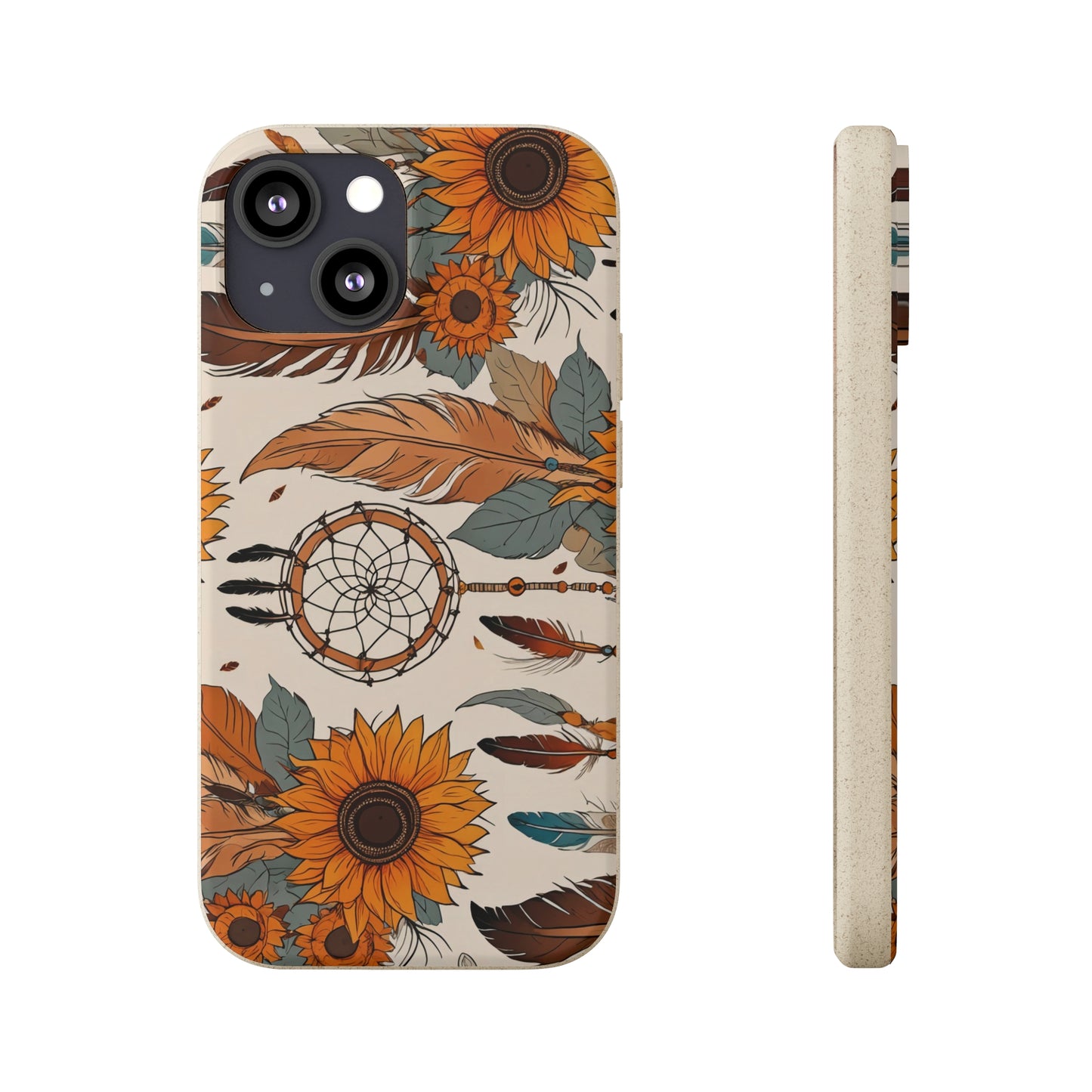 Floral Art Biodegradable Case