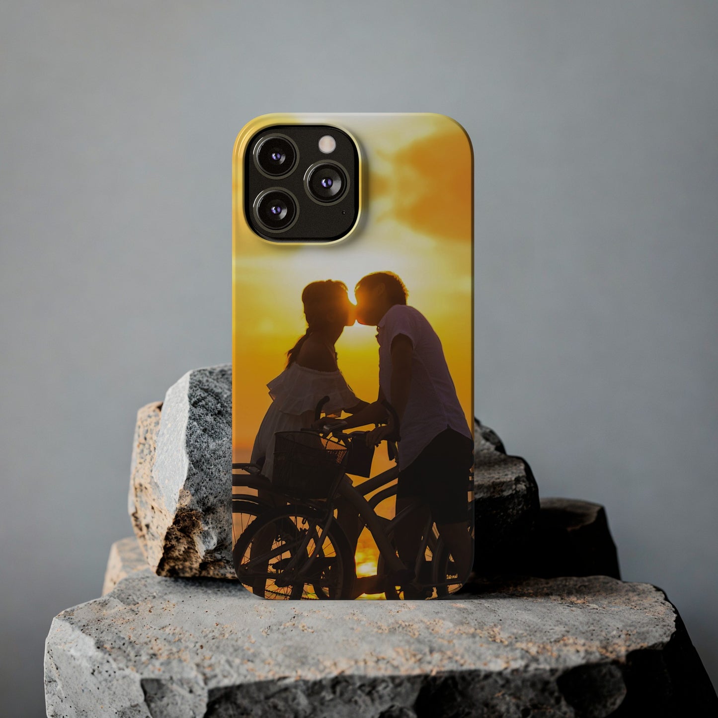 Sunset Kiss Slim Phone Case