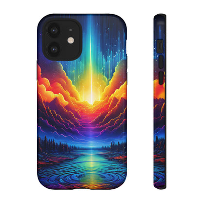 Rainbow Clouds Tough Case