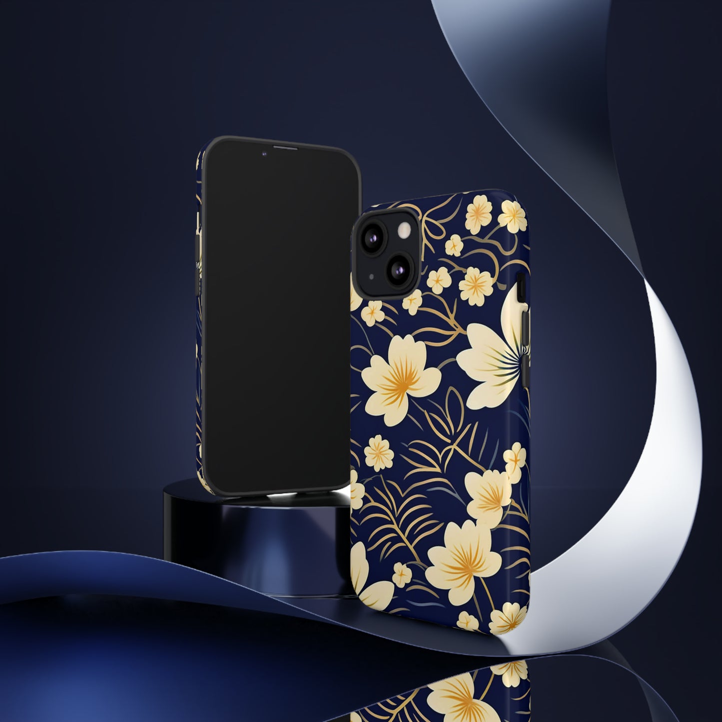 White Flower Art Tough Case