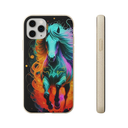 Psychedelic Horse Biodegradable Case