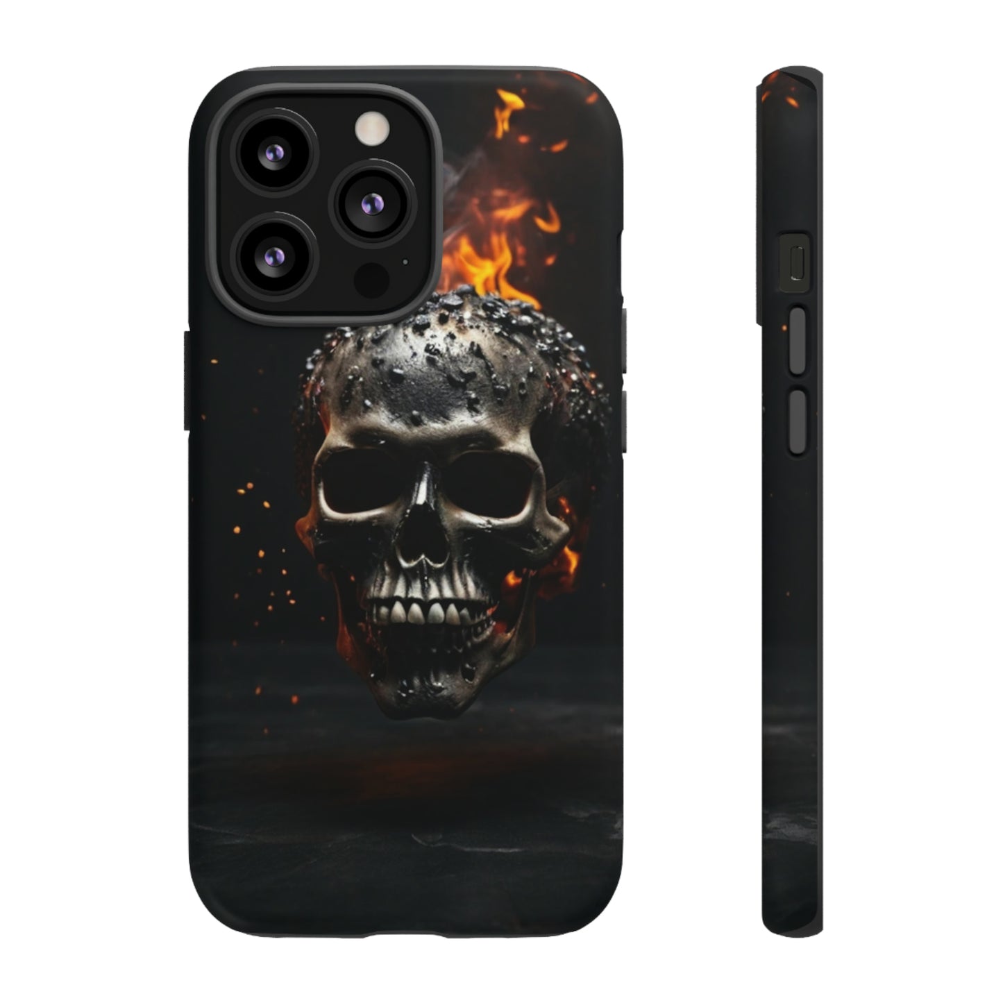 Fiery Skull Tough Case