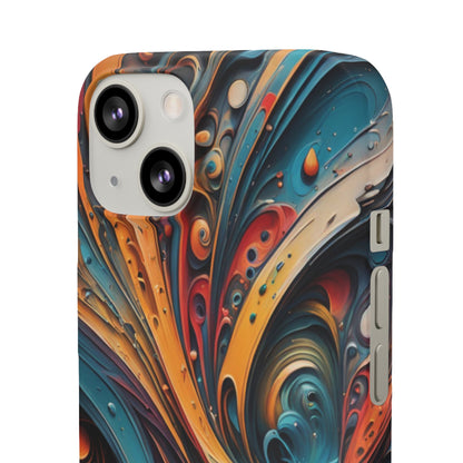 Abstract Colorful Swirls Snap Case - Colorwink