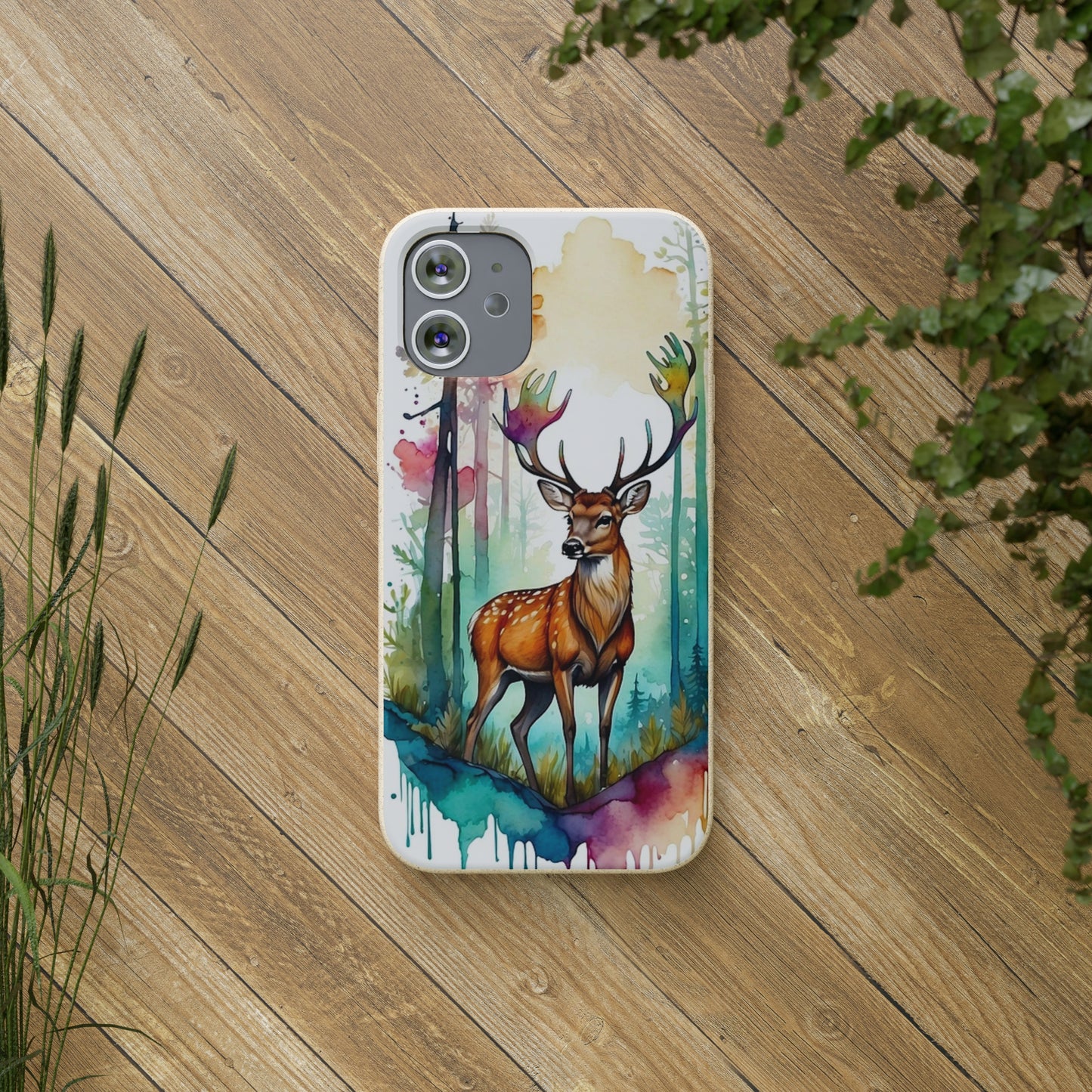 Forest Majesty Deer Biodegradable Case