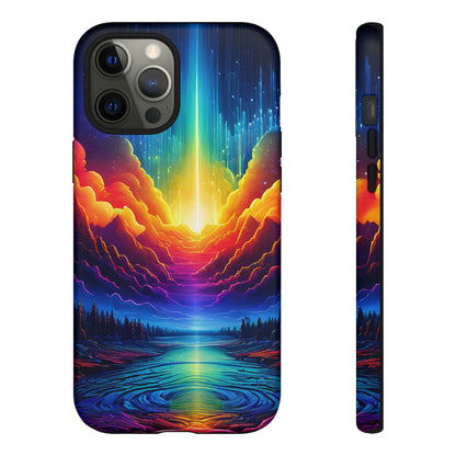 Rainbow Clouds Tough Case