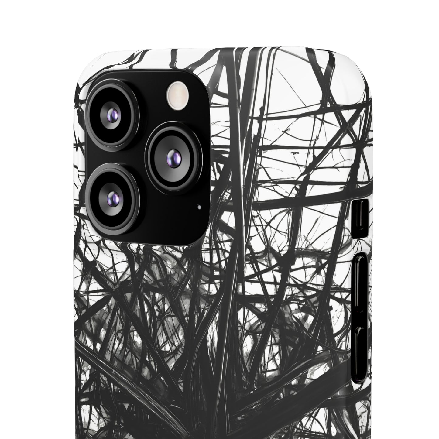 Black Webs Snap Case - Colorwink