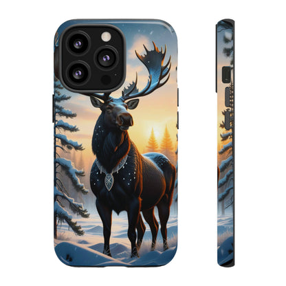 Winter Moose Tough Case