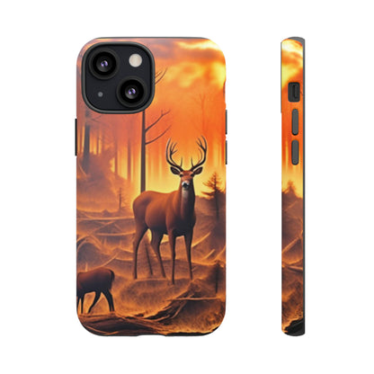 Deer Painting Tough Case