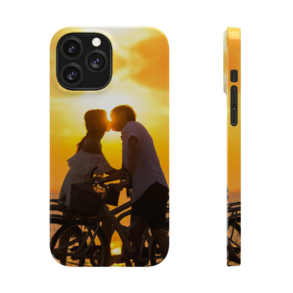 Sunset Kiss Slim Phone Case