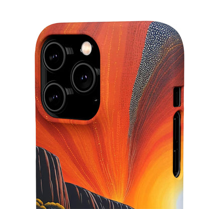 Orange landscape Snap Case - Colorwink