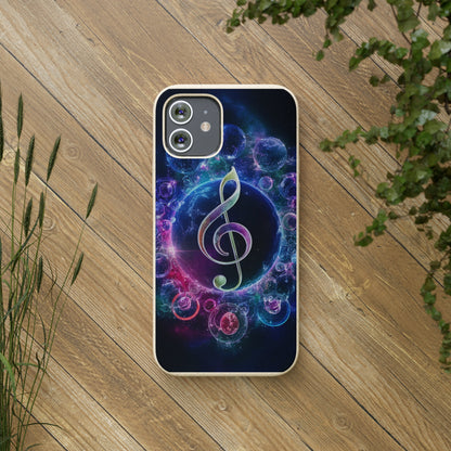 Musical Note Biodegradable Case