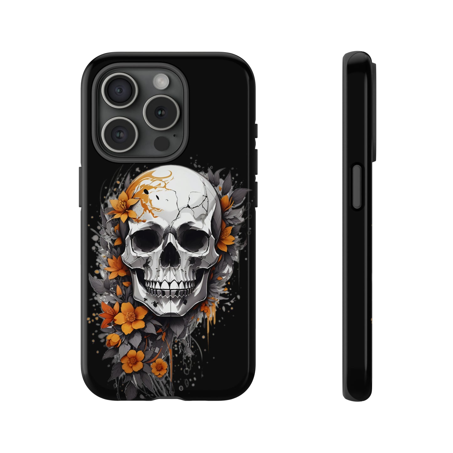 Skulls and Flowers Tough Case