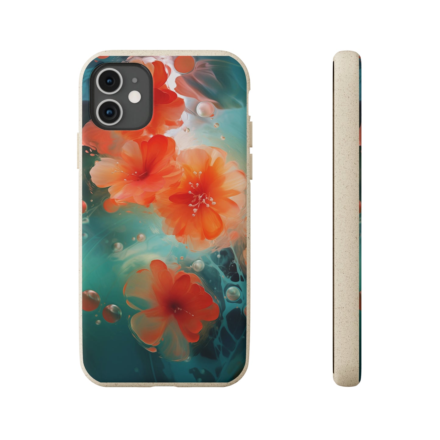 Flower painting Biodegradable Case