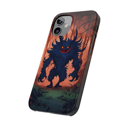 Terrifying Monster Slim Phone Case - Colorwink