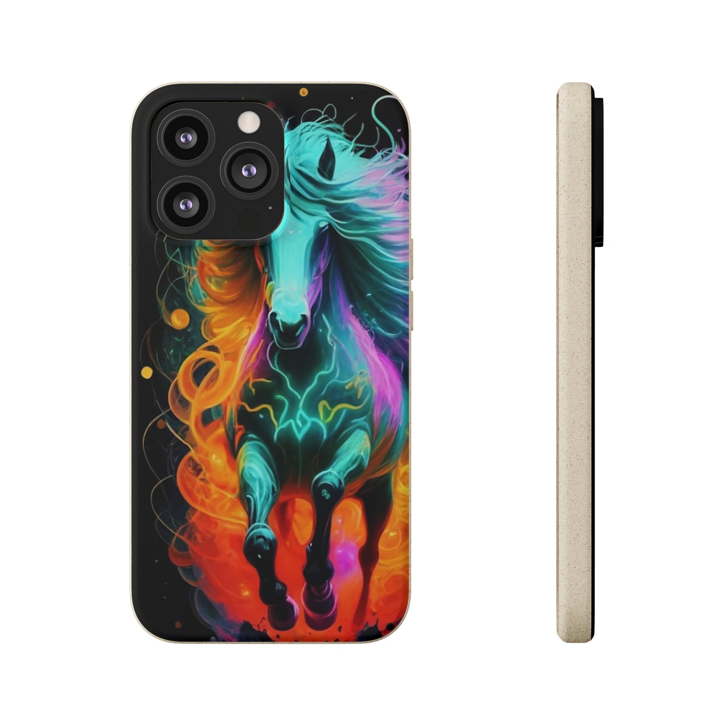 Psychedelic Horse Biodegradable Case