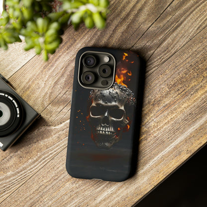 Fiery Skull Tough Case