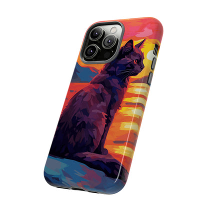 Sunset Cat Tough Case