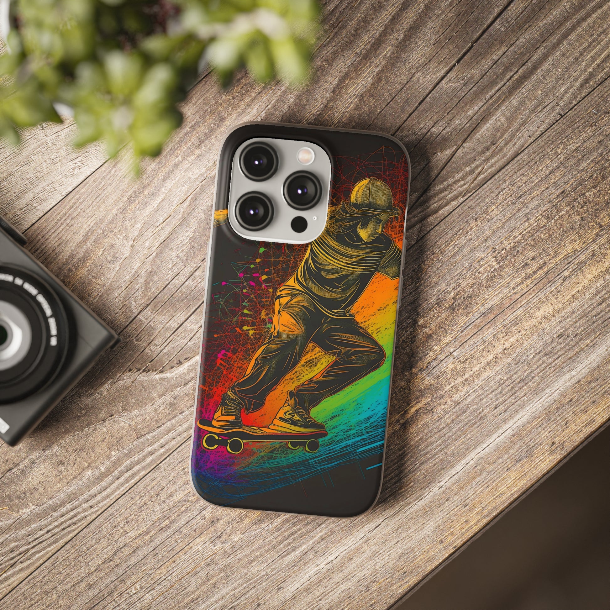 Skateboarding Flexi Case - Colorwink