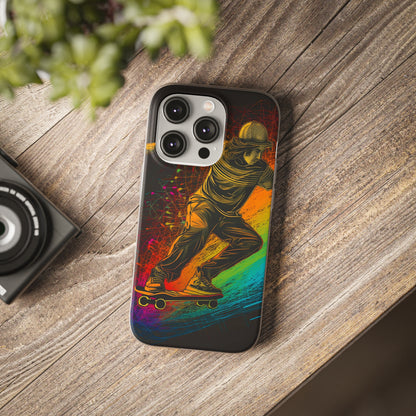 Skateboarding Flexi Case - Colorwink