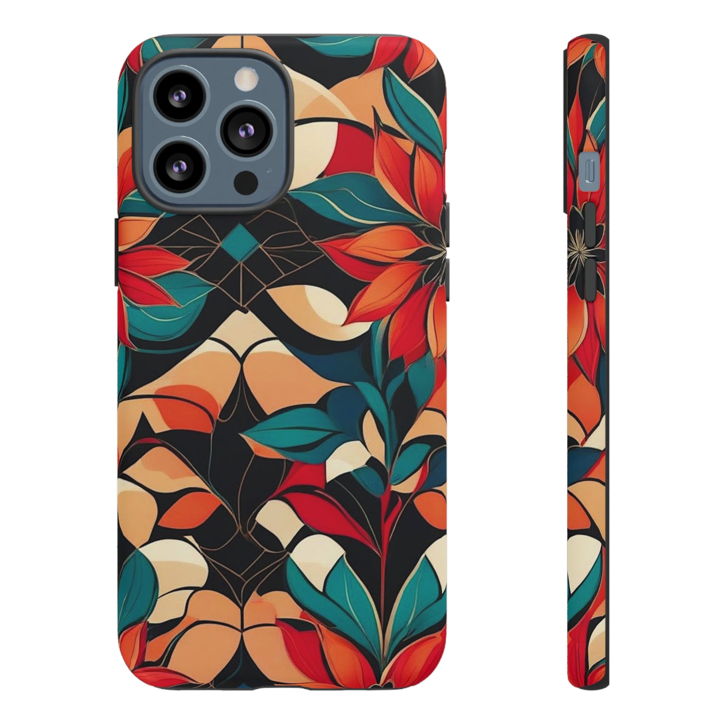 Flower Pattern Art Design Tough Case