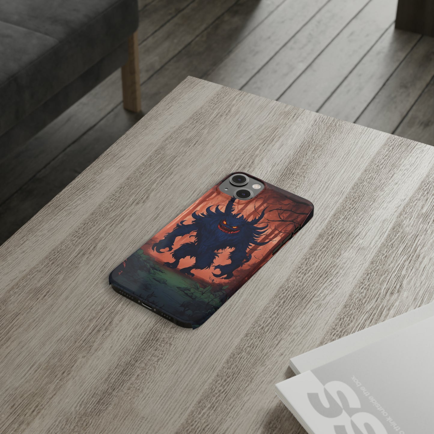 Terrifying Monster Slim Phone Case - Colorwink