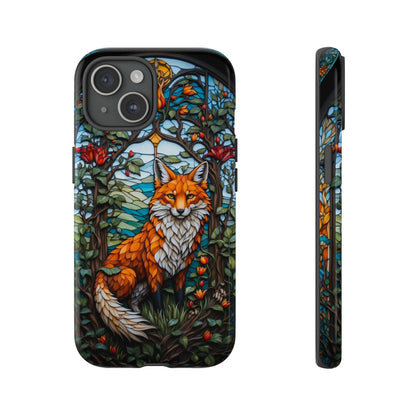 Stained Glass Art of a Fox Tough Case