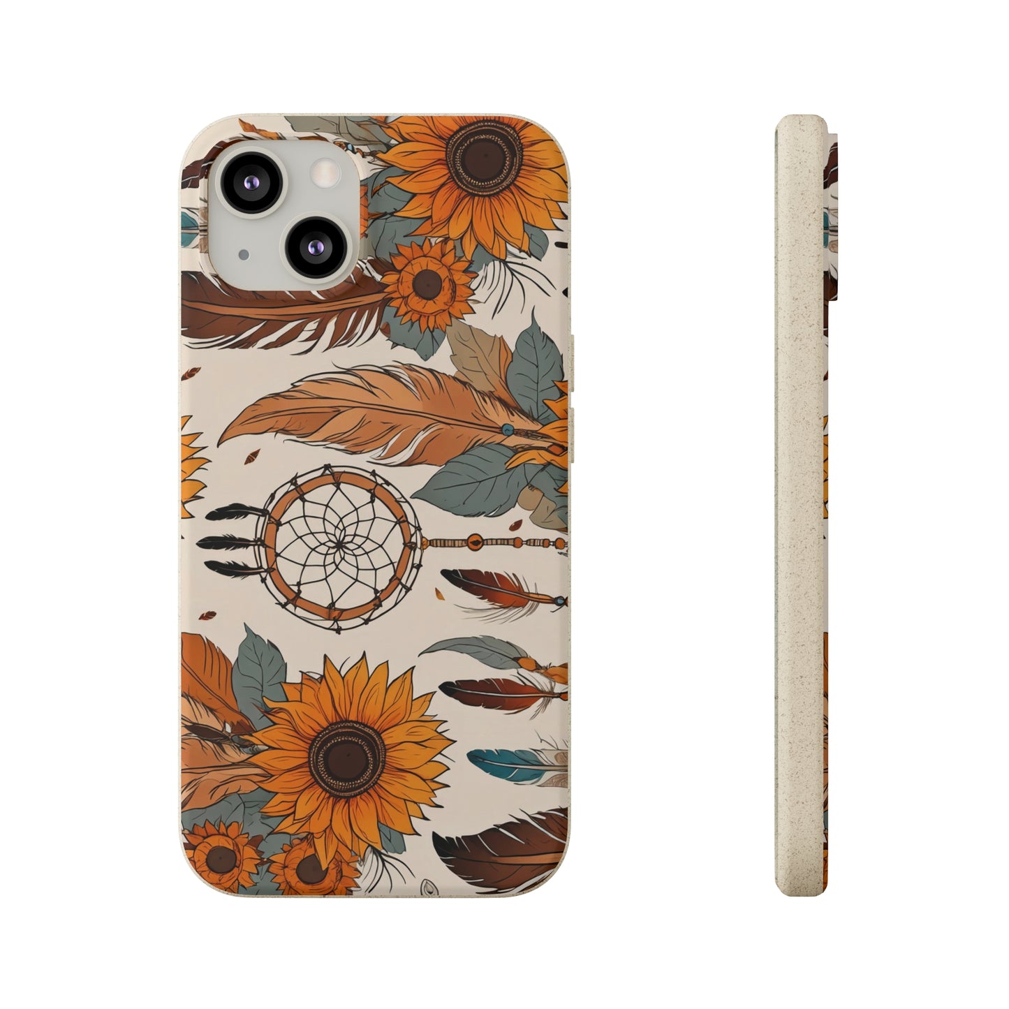 Floral Art Biodegradable Case