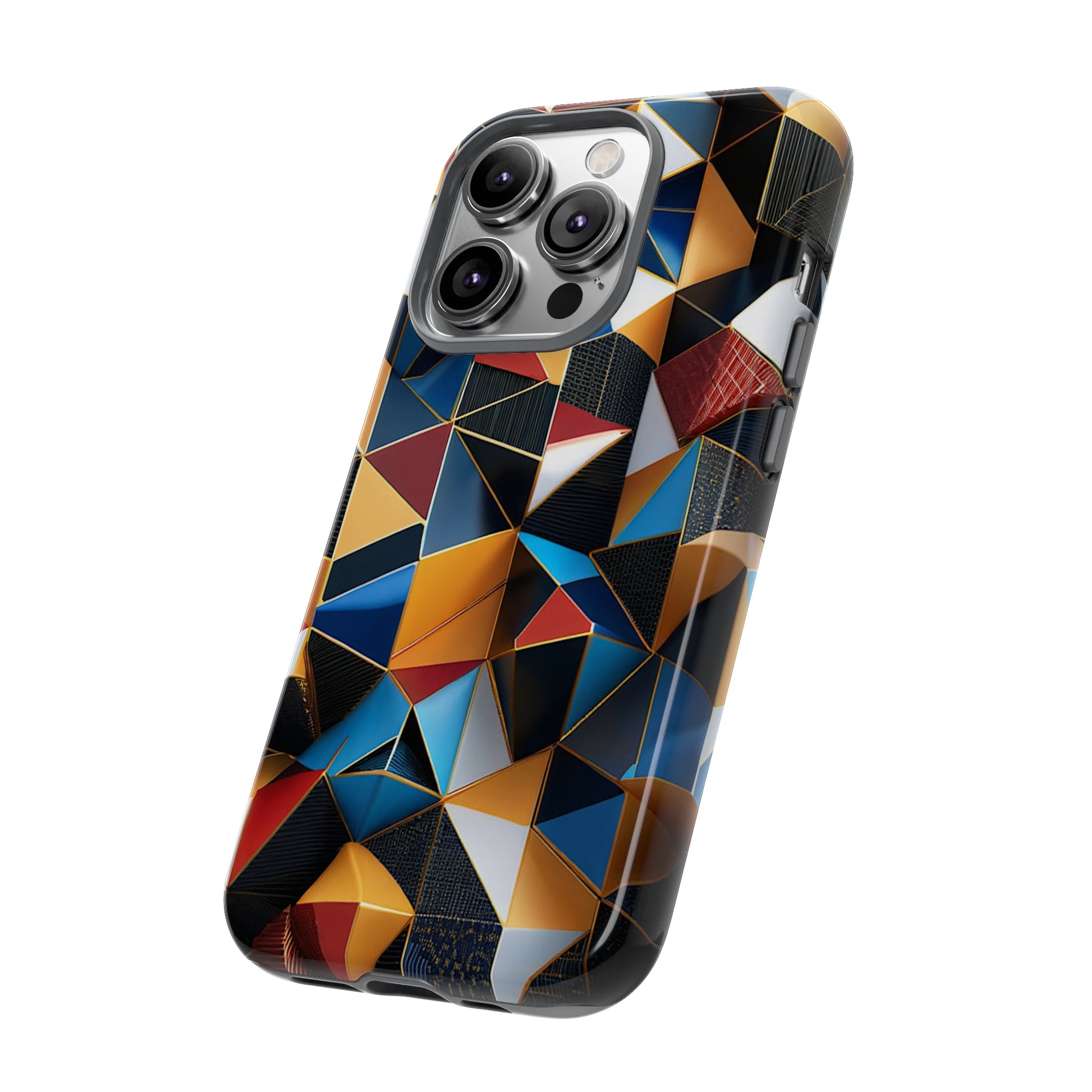 Abstract Tripattern Tough Case - Colorwink