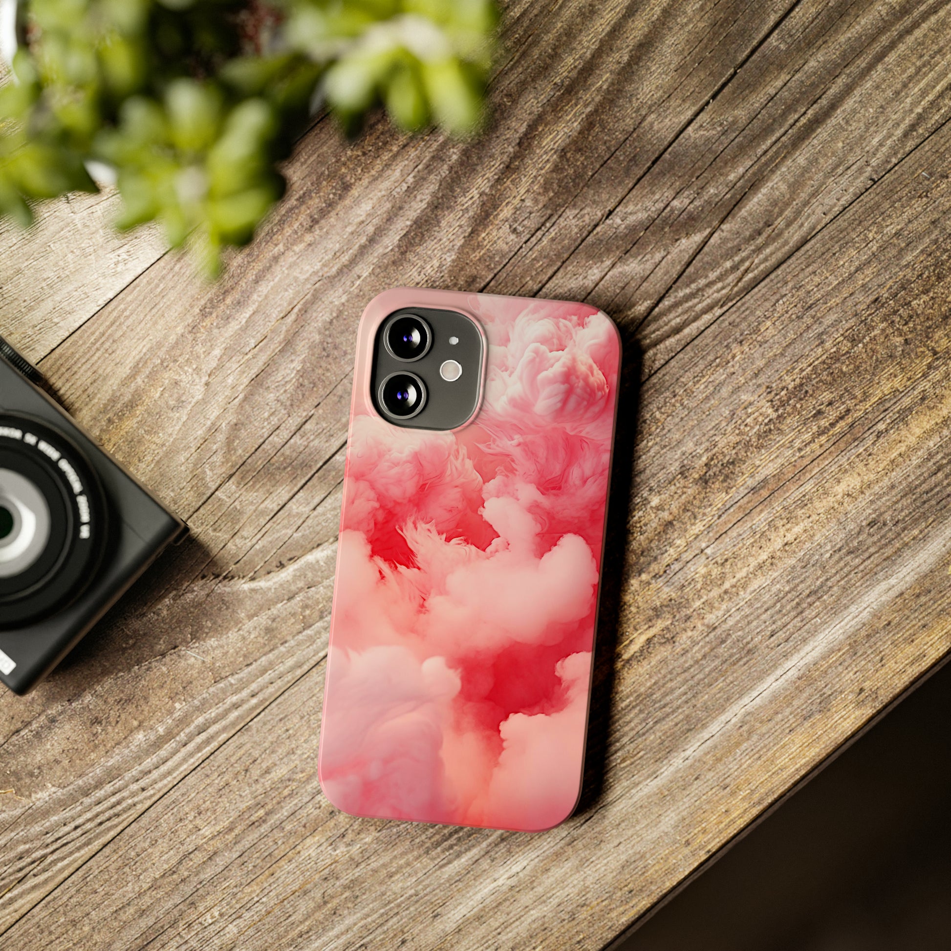 Pink Cloud Slim Phone Case - Colorwink