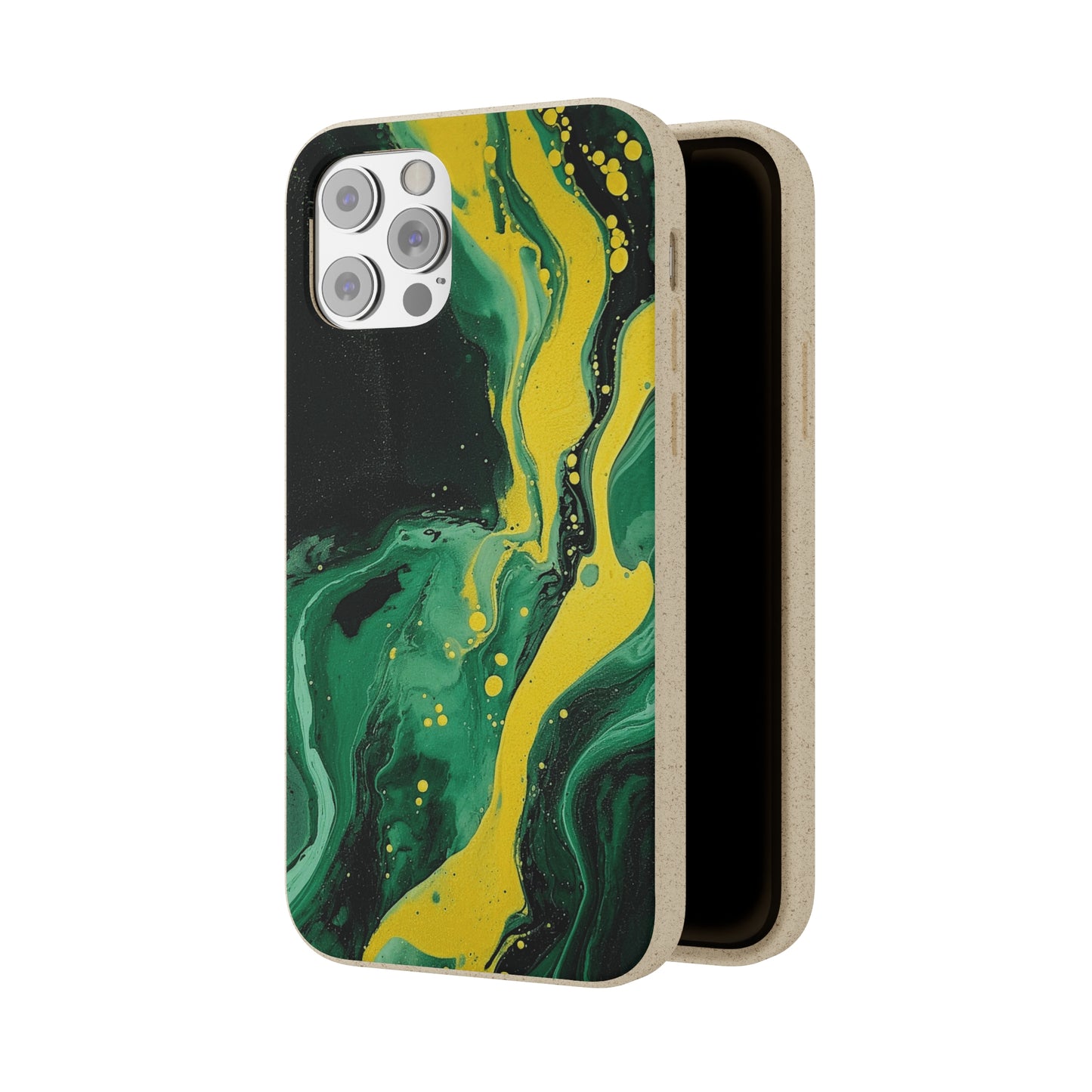 Swirling Shadows Design Biodegradable Case