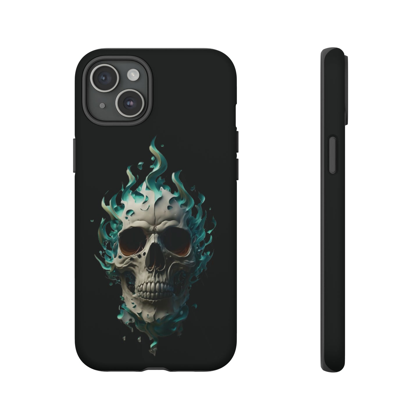 Flaming Skull Tough Case