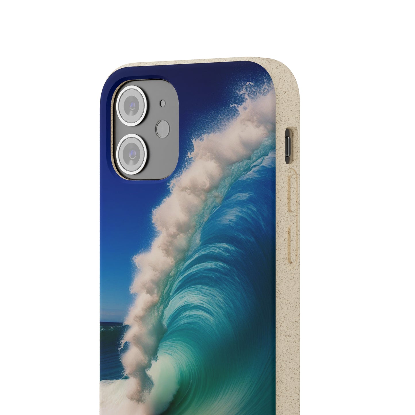 Deep Blue Wave Biodegradable Case