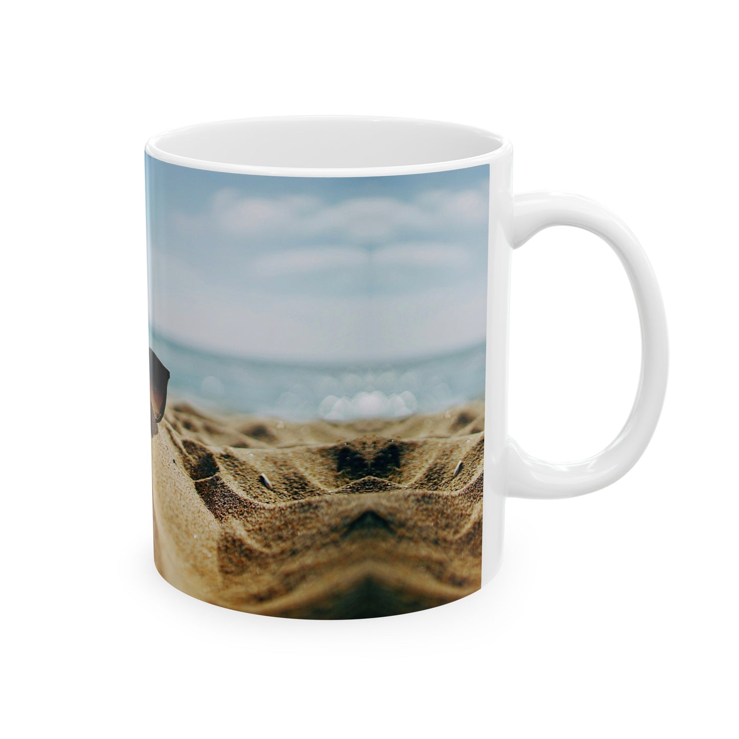 Beach Sunglass Coffee Mug