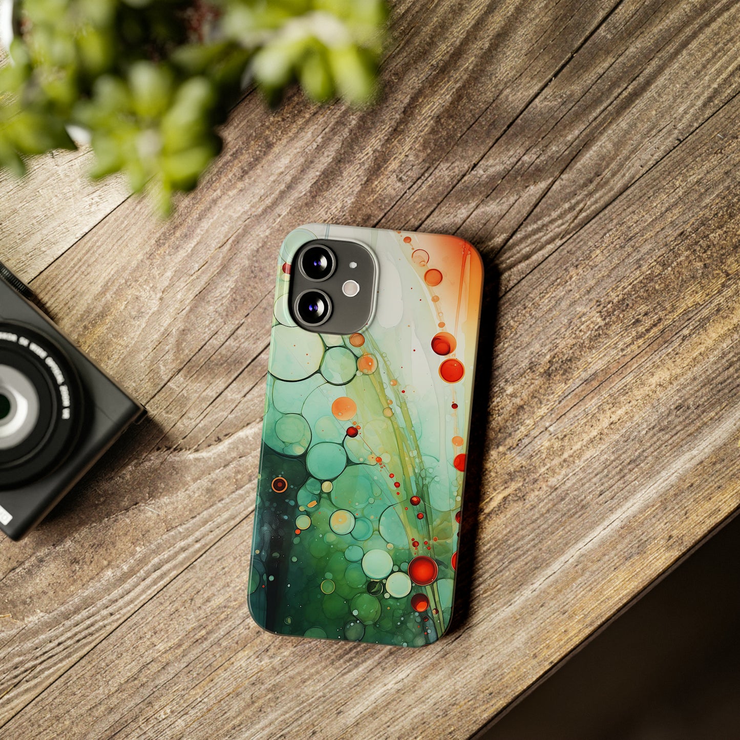 Abstract Shapes Design Slim Phone Case - Colorwink