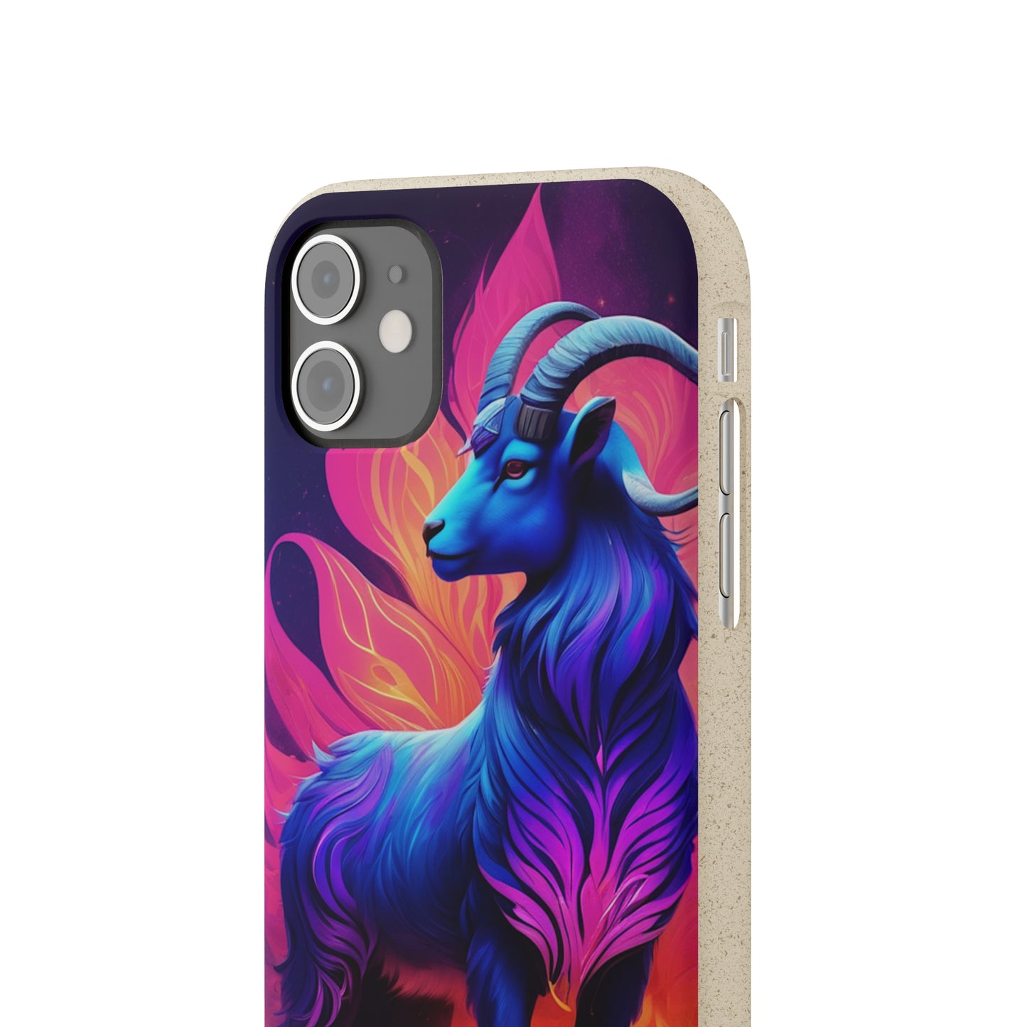 Pink Peculiar Goat Biodegradable Case