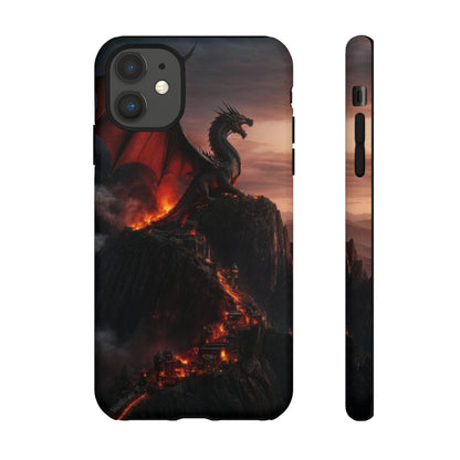 Dragon on mountain Tough Case