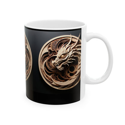 Dragon Medal Coffee Mug