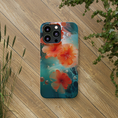 Flower painting Biodegradable Case