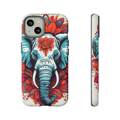 Floral Elephant Tough Case