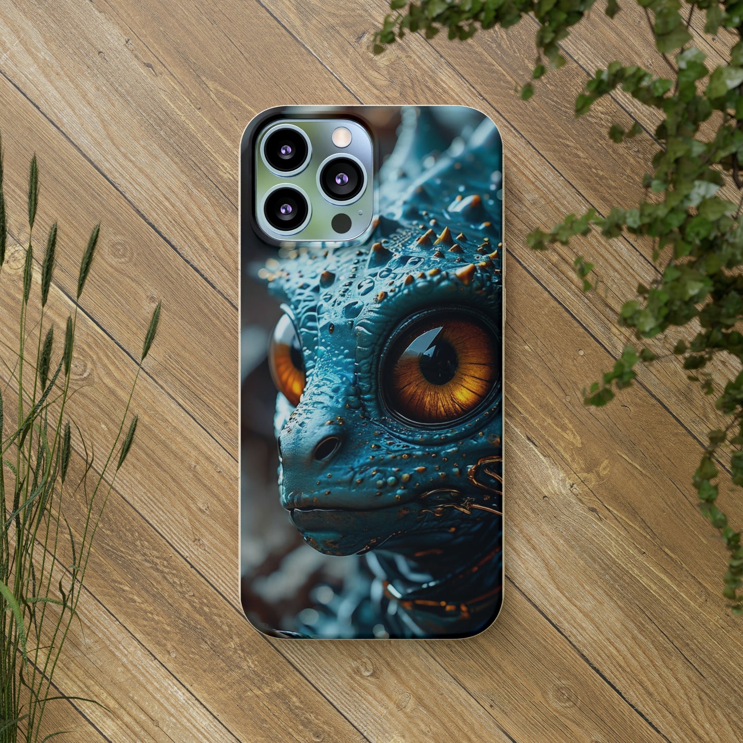 Curious Gecko Biodegradable Case