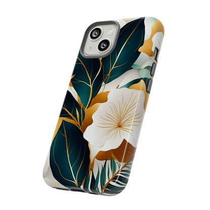 White Flowers Art Tough Case