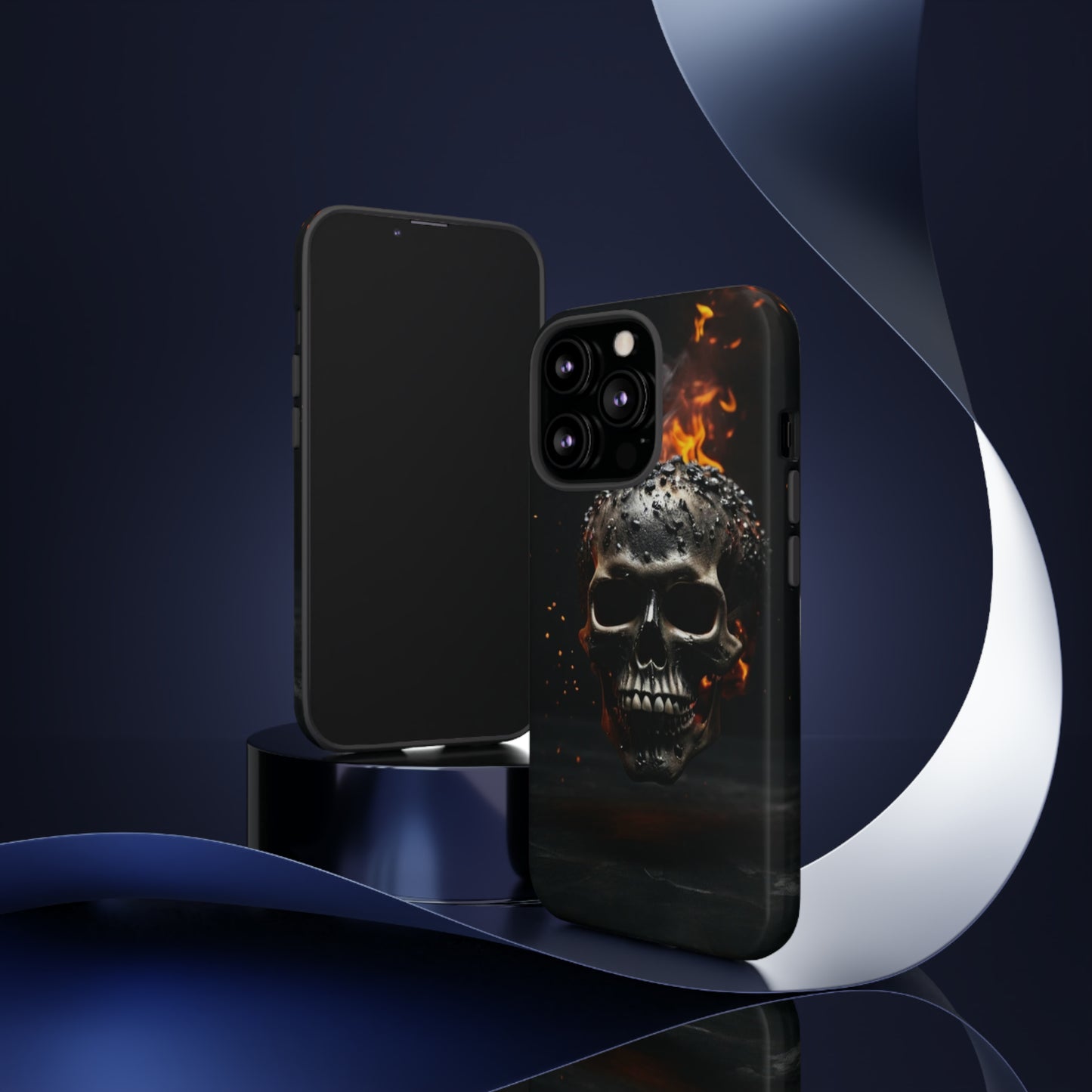 Fiery Skull Tough Case