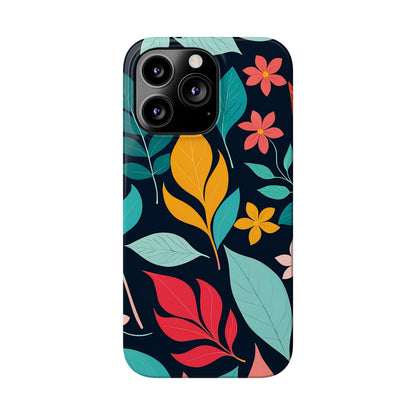 Flower Leaf Slim Phone Case