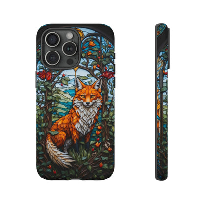 Stained Glass Art of a Fox Tough Case