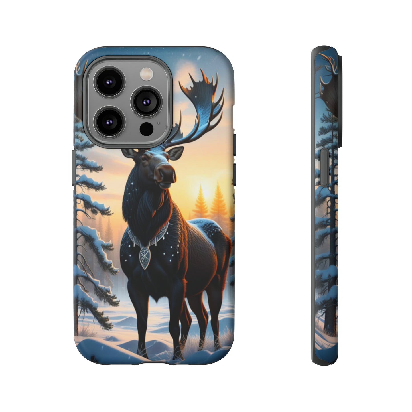 Winter Moose Tough Case