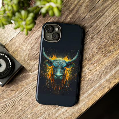 Bull Face Yellow Tough Case