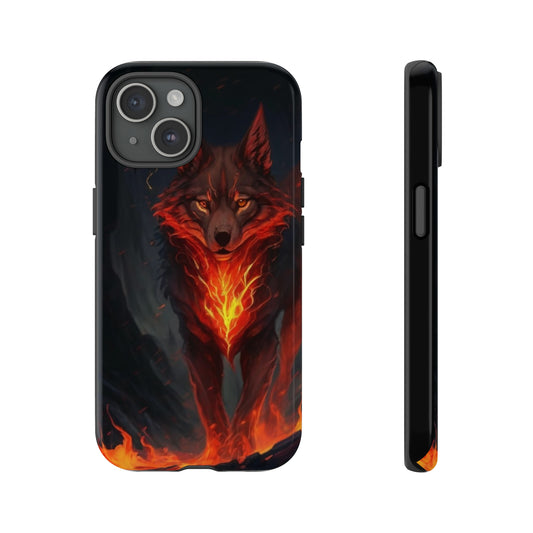 Red Glowing Fox  Tough Case